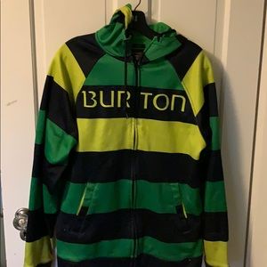 Hooded Fleece lined zip jacket